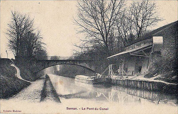 Sevran. – Le Pont du Canal